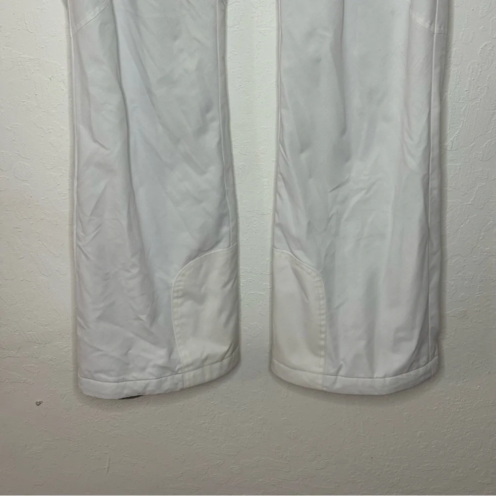 Obermeyer Malta‎ Women's Size 12 White Ski Snowboard Pants Pockets Insulated